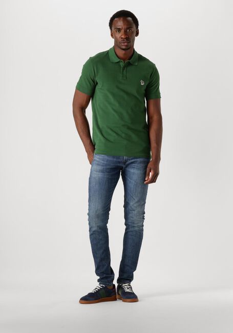 Grüne PS PAUL SMITH Polo-Shirt MENS SLIM FIT SS POLO SHIRT ZEBRA - large