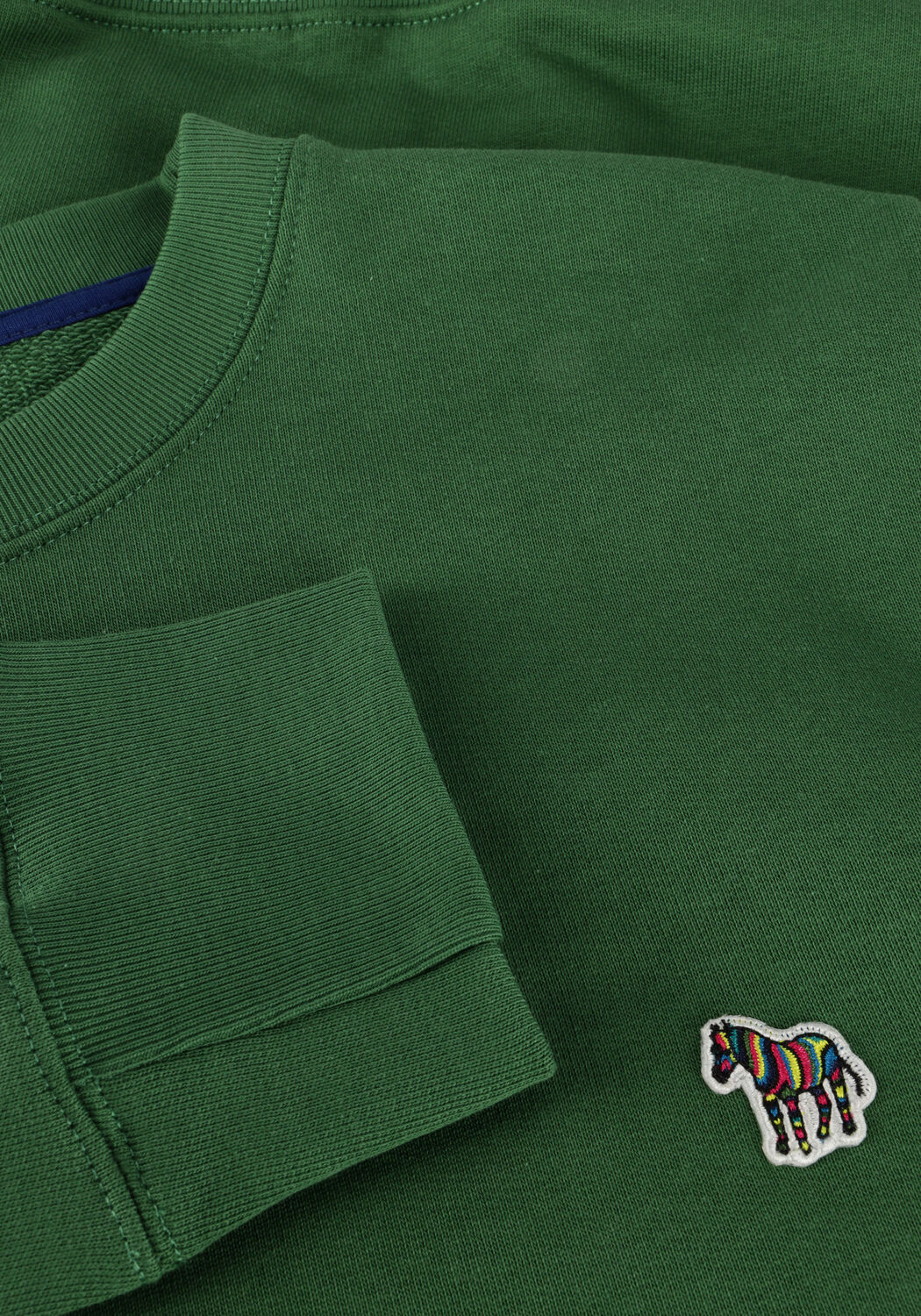 Gr&uuml;ne PS PAUL SMITH Sweatshirt MENS REG FIT SWEATSHIRT ZEBRA - large