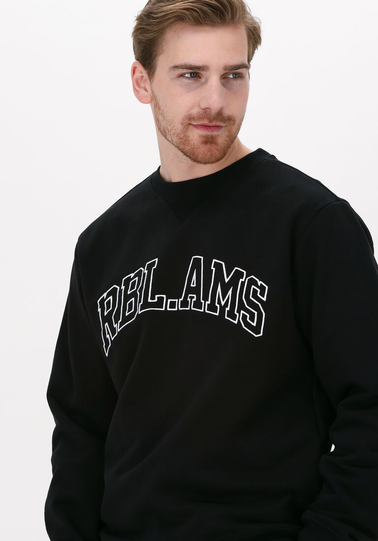 schwarze colourful rebel sweatshirt rbl ams big embroidery basic sweat IV10198