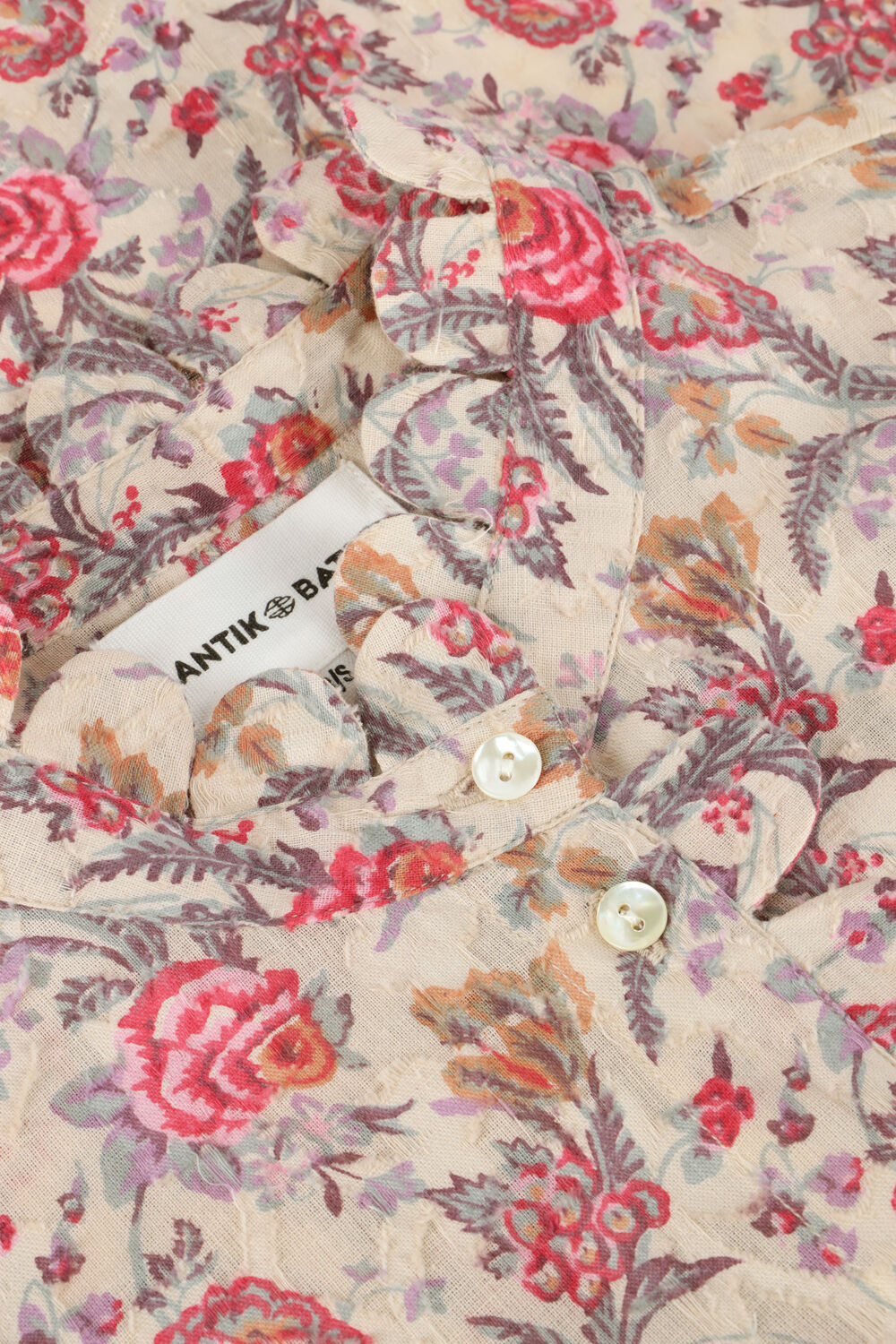 Mehrfarbige/Bunte ANTIK BATIK Blusen ANTONIA BLOUSE - large