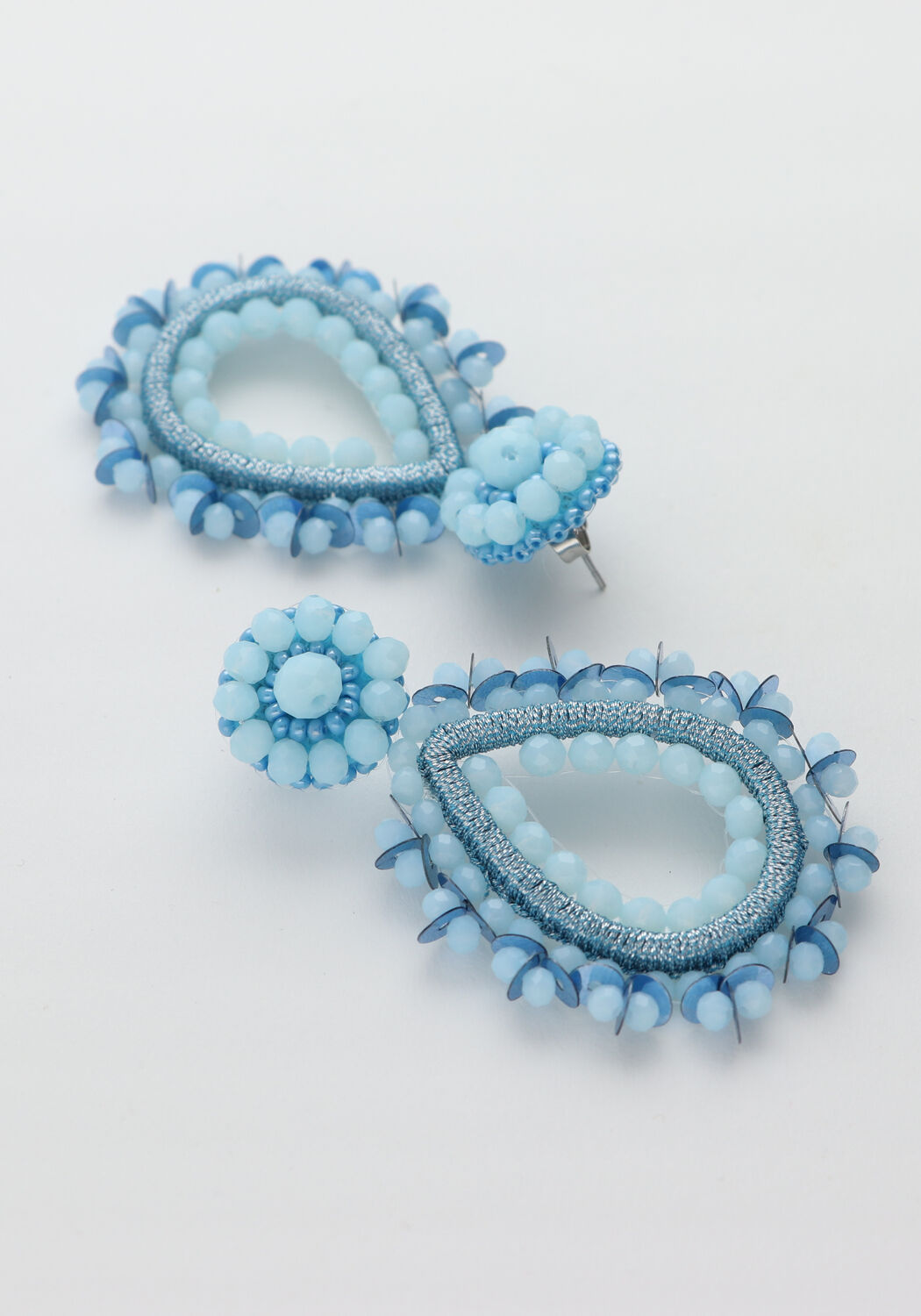 Hellblau PAULIE POCKET Ohrringe AURELIE EARRINGS - large