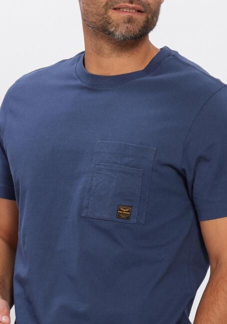 Blaue PME LEGEND T-shirt PLAY HEAVY JERSEY POCKET - large