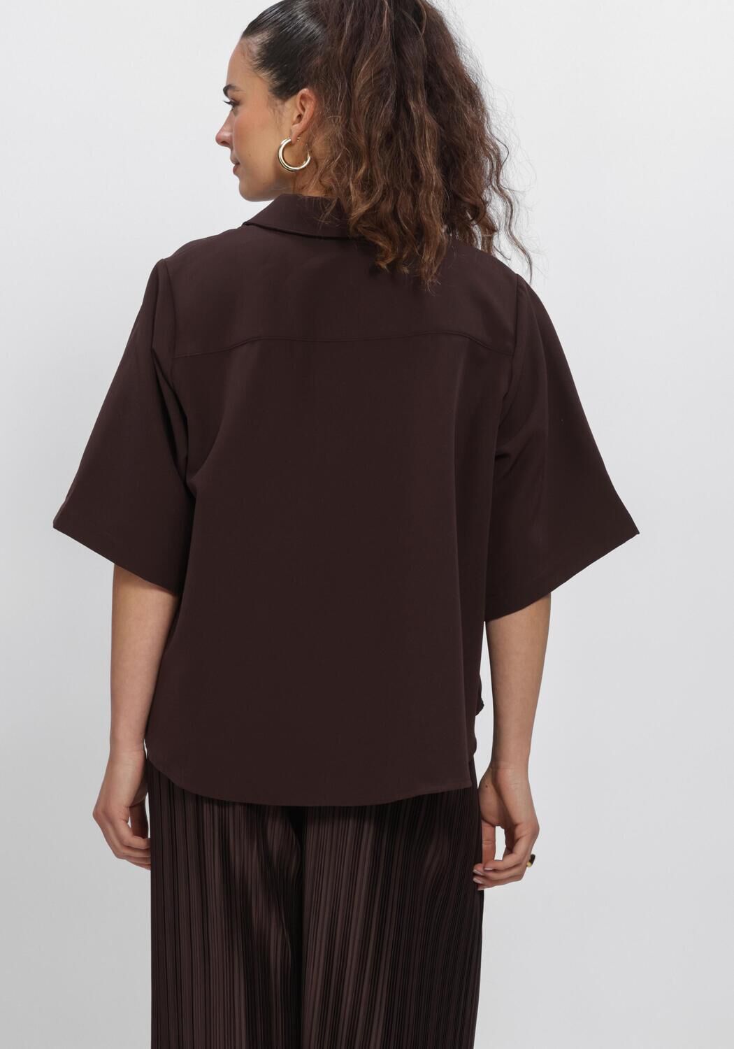 Braune EST'SEVEN Blusen ALIJAH TRVL 27 - large