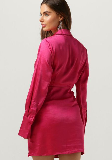 Fuchsie COLOURFUL REBEL Minikleid RUNA SATIN MINI DRESS - large