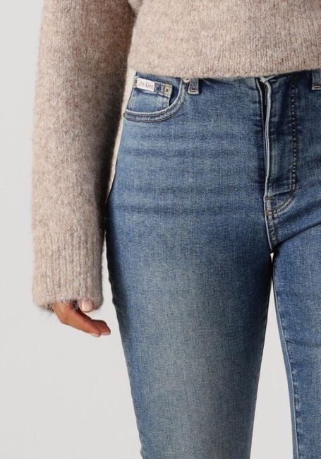 Blaue CALVIN KLEIN Slim fit jeans HIGH RISE SKINNY - large