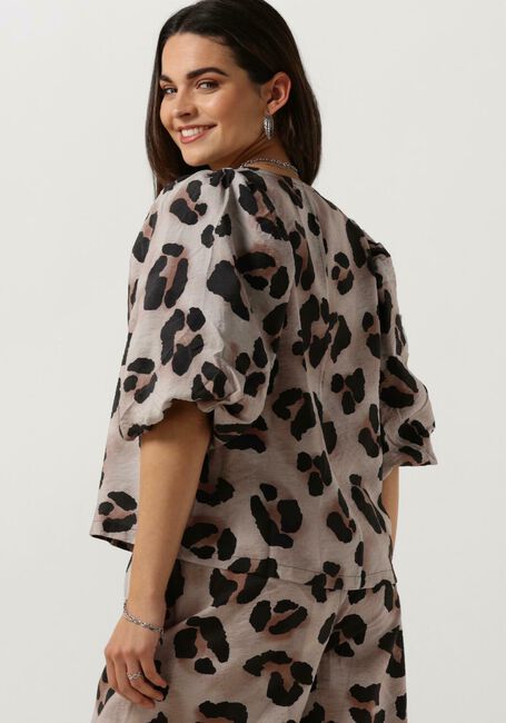 Sand BY-BAR Blusen JUTA CHEETAH BLOUSE - large