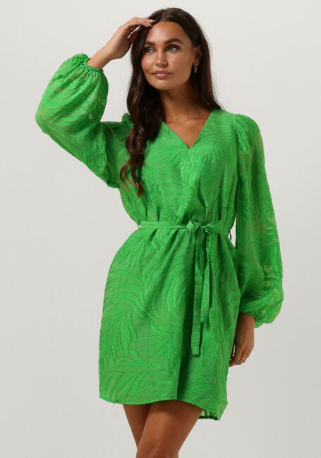 Grüne FREEBIRD Minikleid WV-LEAF-JACQUARD-RA-23-3 - large