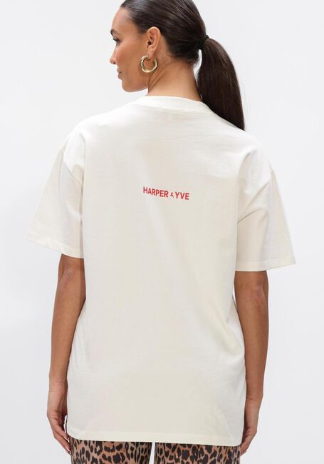 Ecru HARPER & YVE T-shirt CLUBCORAZON-SS - large