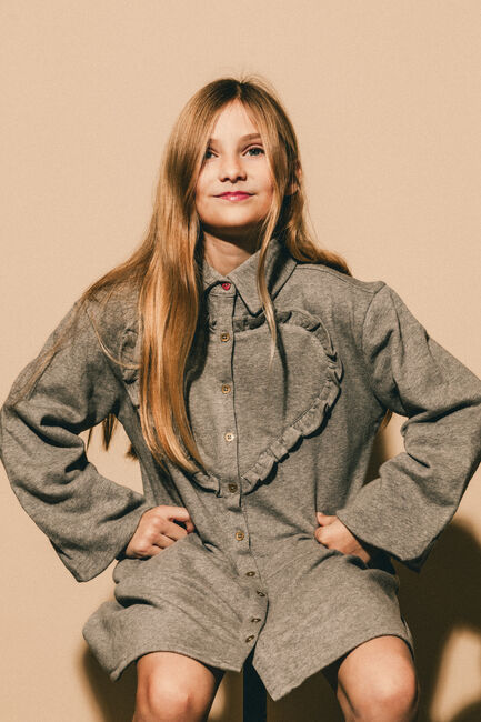 Graue Labo de Colores Minikleid KABE - large