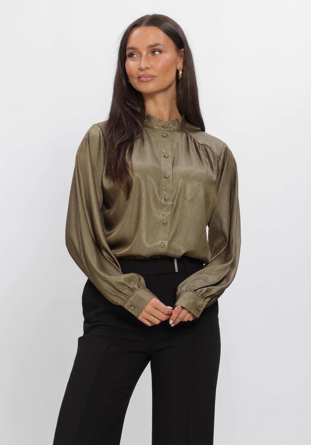 Bronzefarbene AAIKO Blusen LIV PES 516 - large
