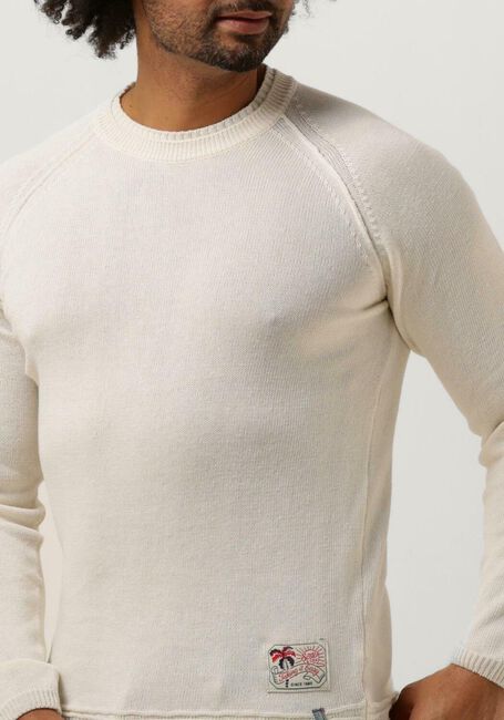 Weiße SCOTCH & SODA Pullover STRUCTURED MELANGE PULLOVER - large