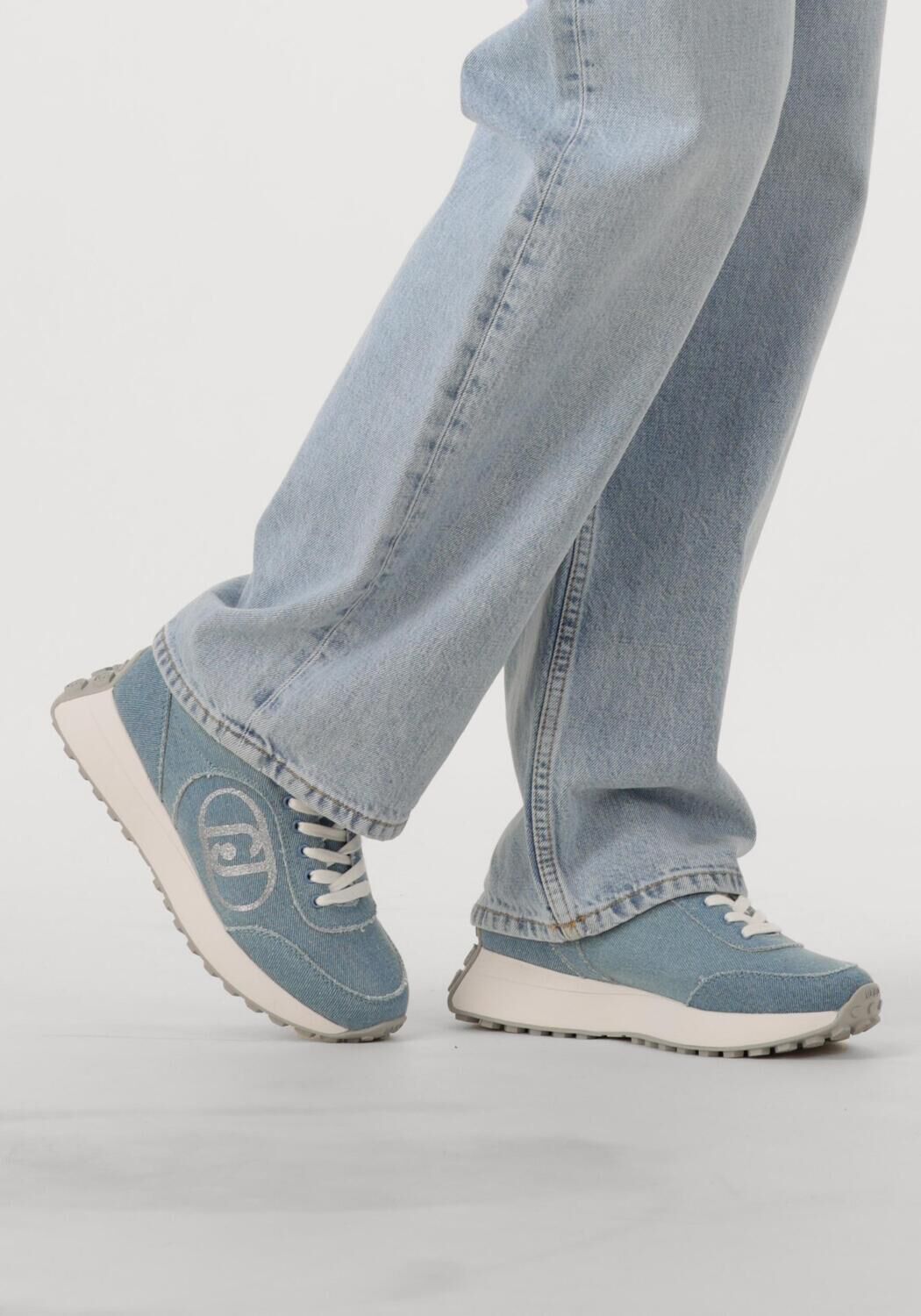 Blaue LIU JO Sneaker Low LOLO 18 - large