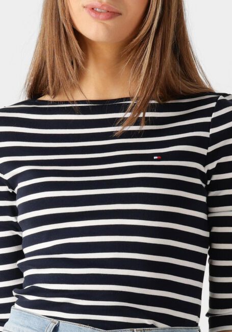 Blaue TOMMY HILFIGER Tops & T-shirts NEW CODY SLIM BOAT-NK 3/4SLV - large