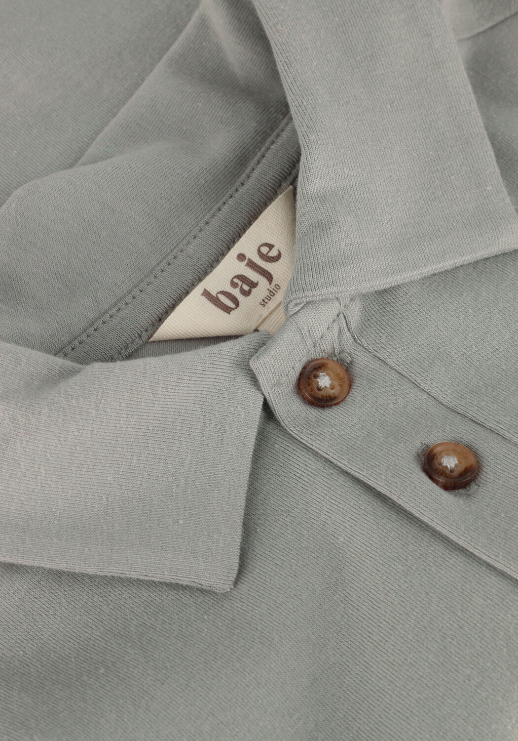 Graue BAJE STUDIO Polo-Shirt VASSAL - large