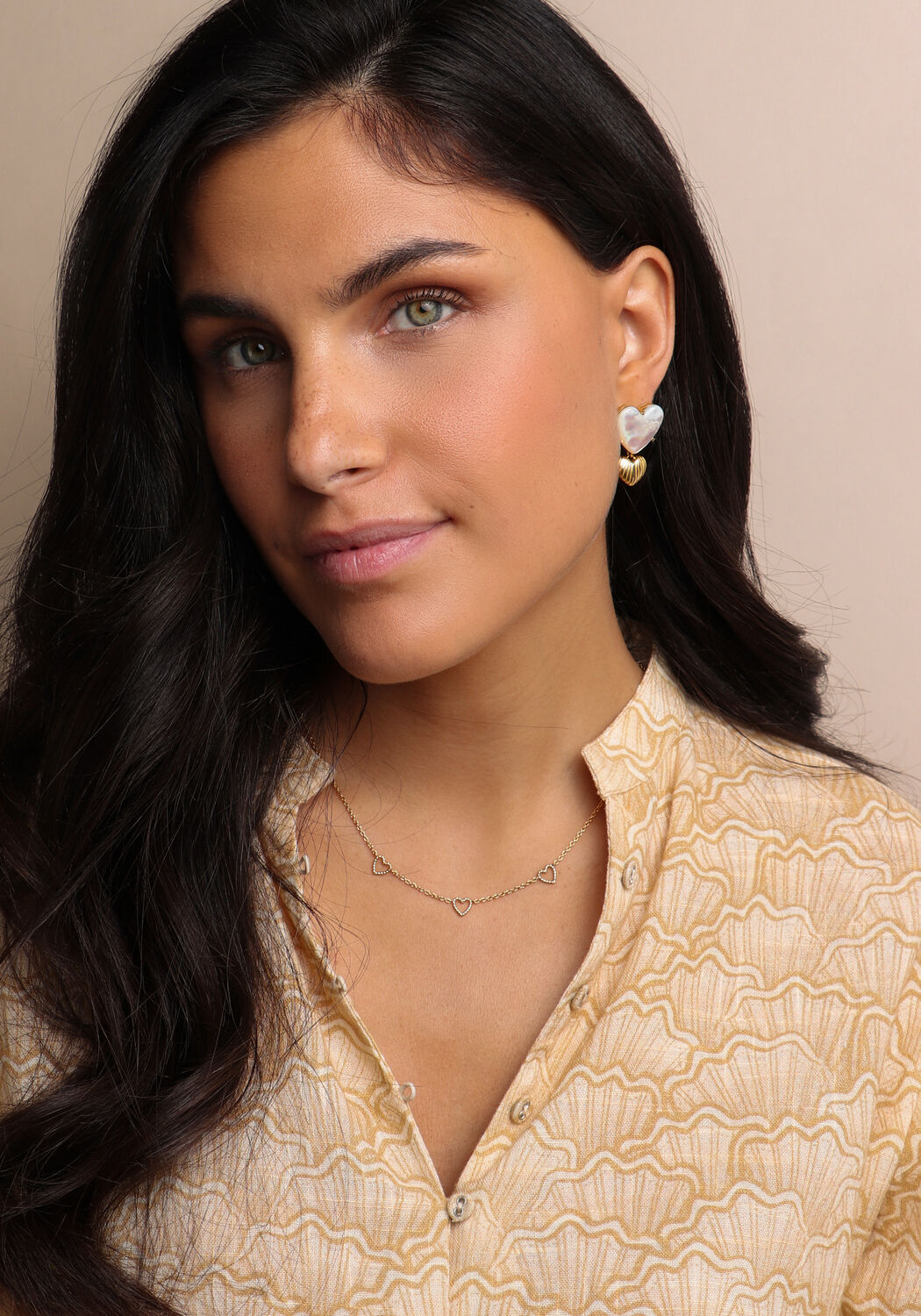 Goldfarbig 24Kae Ohrringe 42490Y