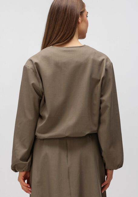 Braune CO'COUTURE Jack LUNA BALLOON ZIP JACKET - large