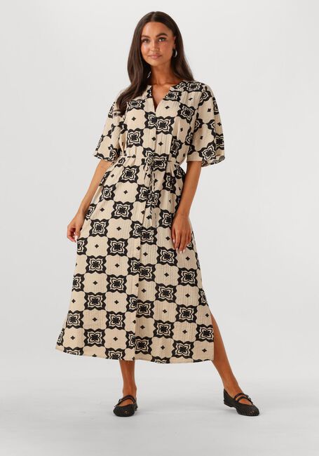 Beige OBJECT Midikleid OBJELLA RE 2/4 MIDI DRESS 138 - large