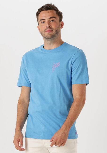 Blaue SCOTCH & SODA T-shirt REGULAR FIT LEFT CHEST LOGO T-SHIRT - large