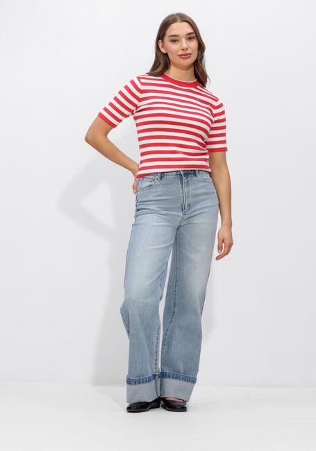 Rote OBJECT Top OBJESTER S/S NEW KNIT PULLOVER - large