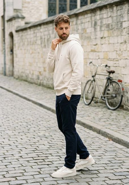 Beige TOMMY HILFIGER Sweatshirt ESSENTIAL TERRY HOODY - large