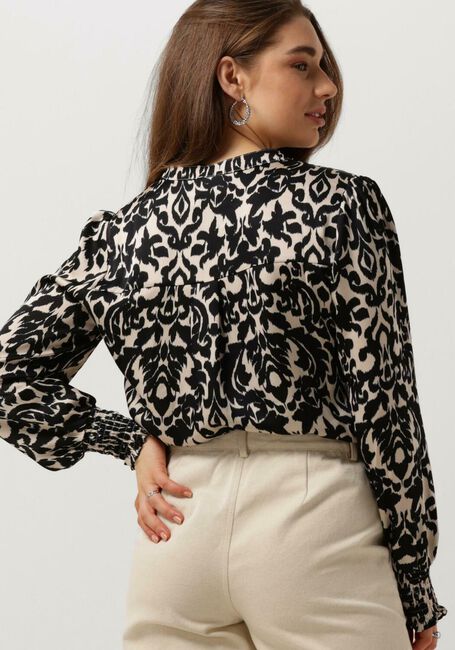 Schwarze NEO NOIR Blusen KALA FLOWER BLUR BLOUSE - large