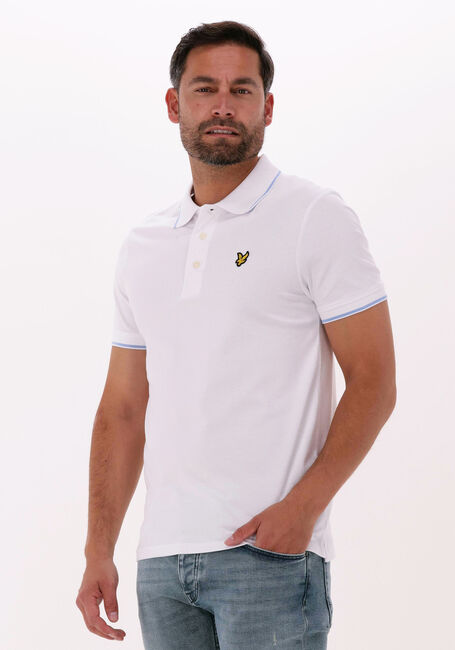 Weiße LYLE & SCOTT Polo-Shirt TIPPED POLO SHIRT - large