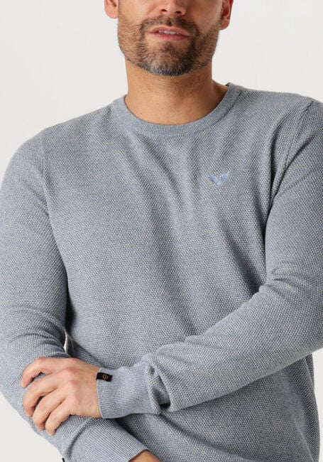 Blaue PME LEGEND Pullover R-NECK COTTON MODAL - large