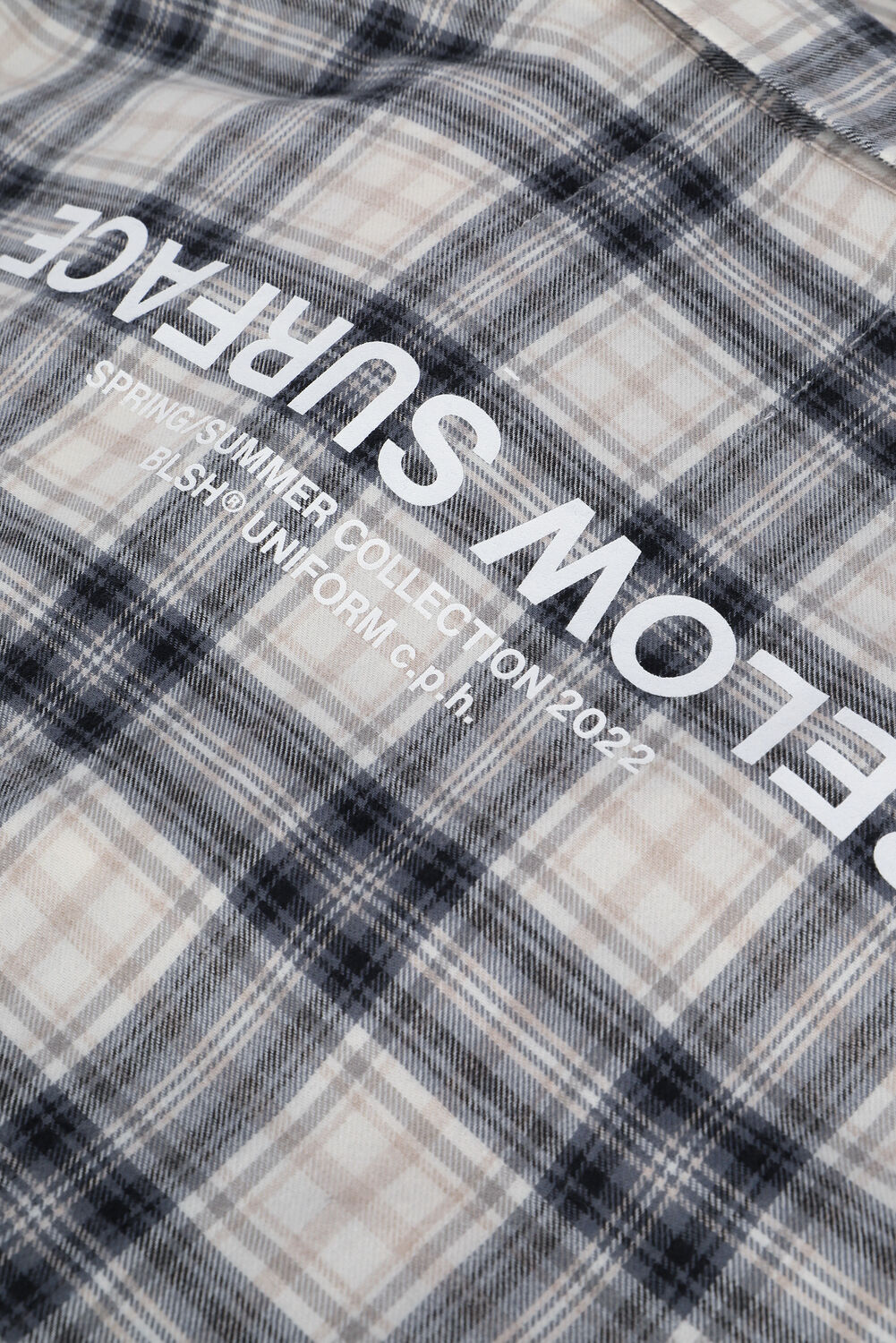 Beige BLS HAFNIA Casual-Oberhemd BELOW SURFACE FLANNEL SHIRT - large