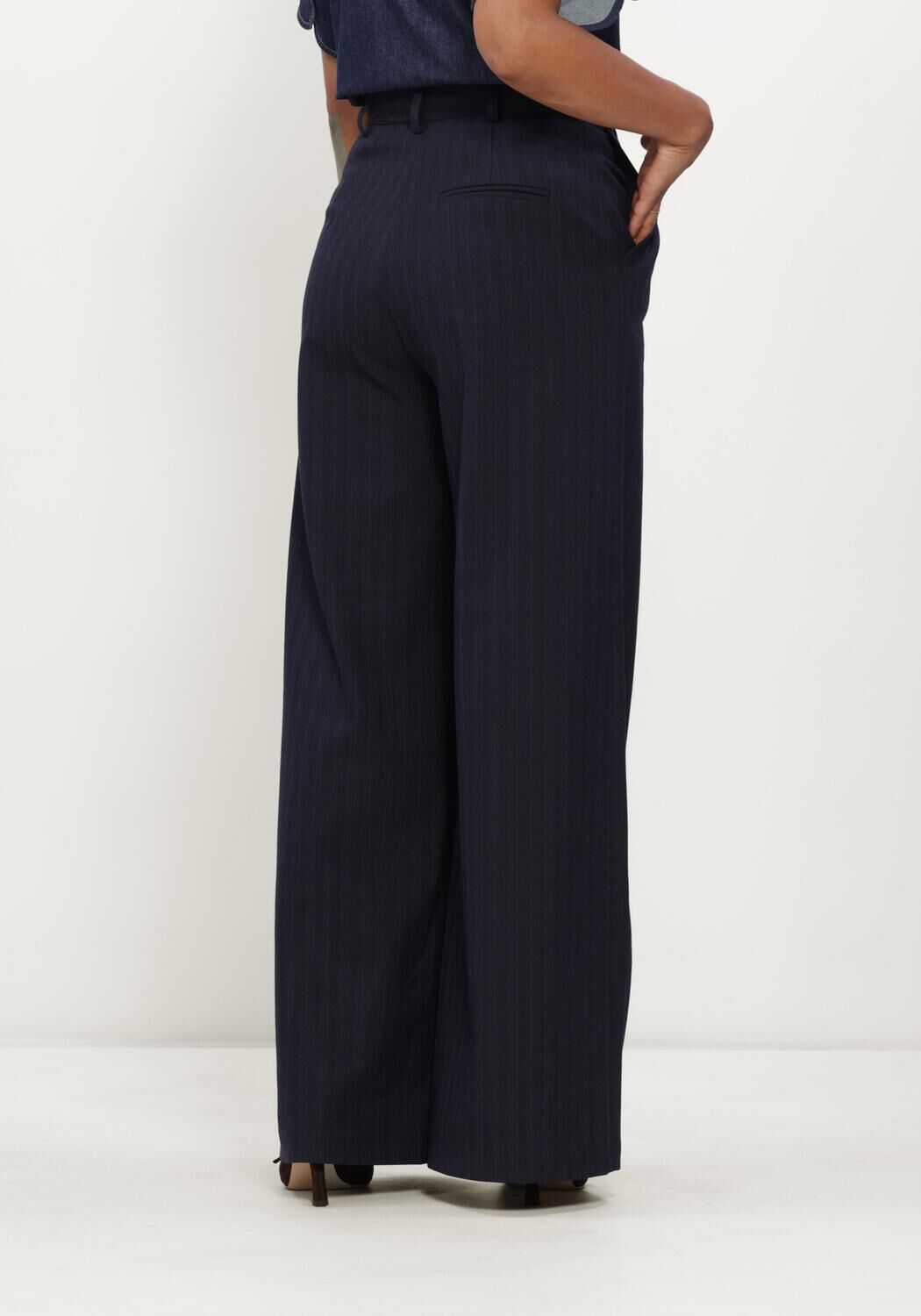 Dunkelblau CAROLINE BISS Weite Hose 4569 - large