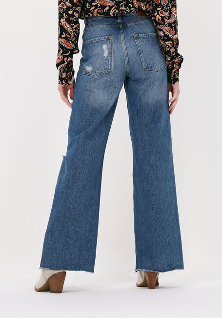 Blaue COLOURFUL REBEL Wide jeans GAIA HIGH RISE WIDE LEG DENIM PANTS - large