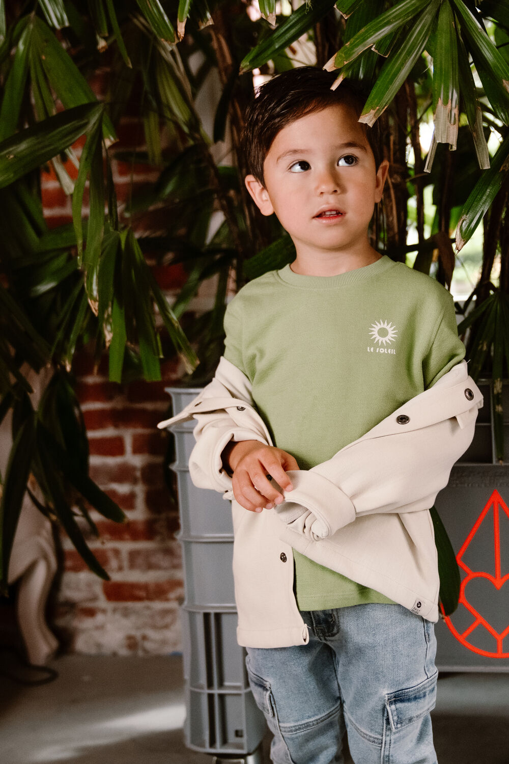 Gr&uuml;ne DAILY7 T-shirt T-SHIRT PRINT - large