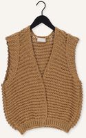 Camelfarbene NOTRE-V Gilet KNIT GILET Camelfarbene NOTRE-V Gilet KNIT GILET - medium