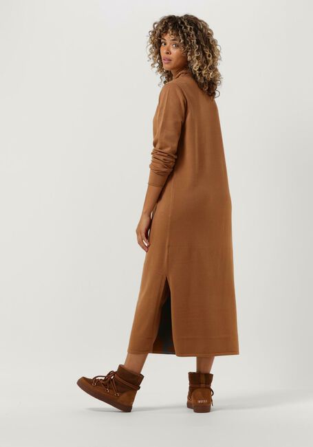 Camelfarbene PENN & INK Midikleid DRESS   - large