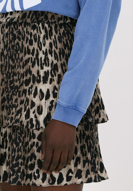 Braune CATWALK JUNKIE Minirock SK WILD LEOPARD FRILL - large