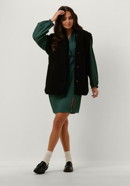 Schwarze ANOTHER LABEL Gilet UNNI VEST SHORT - large