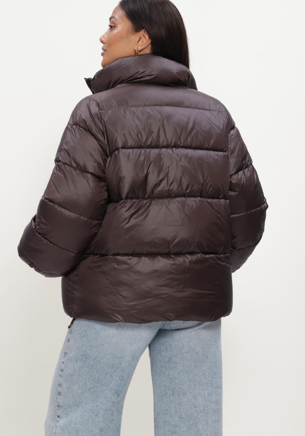 Braune MODSTR&Ouml;M Wattierte Jack TETRISMD JACKET - large