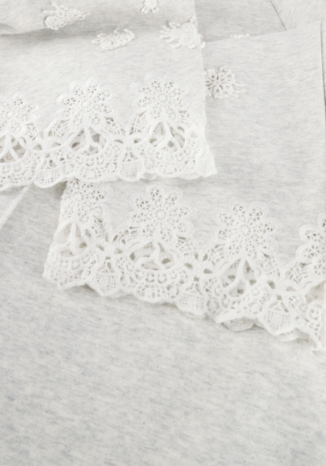 Hellgrau OBJECT Sweatshirt OBJKIMIA LS RE SWEAT SHIRT - large