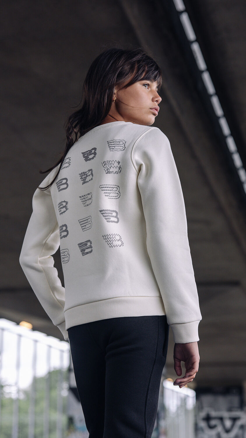 Nicht-gerade weiss BALLIN Sweatshirt 037310 - large