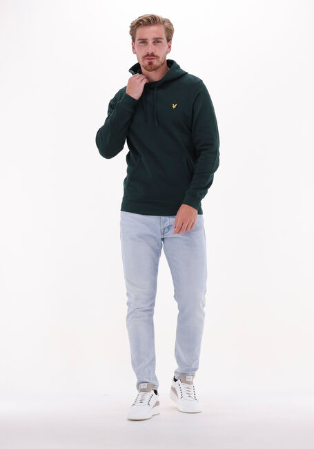 Grüne LYLE & SCOTT Sweatshirt PULLOVER HOODIE - large
