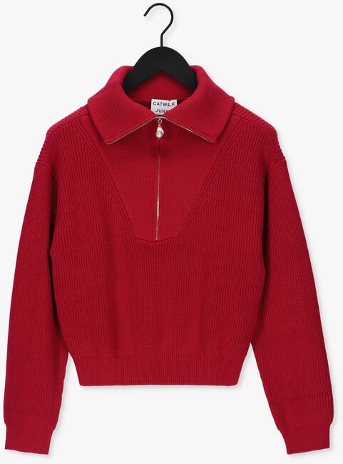 Rote CATWALK JUNKIE Pullover KN CERISE - large