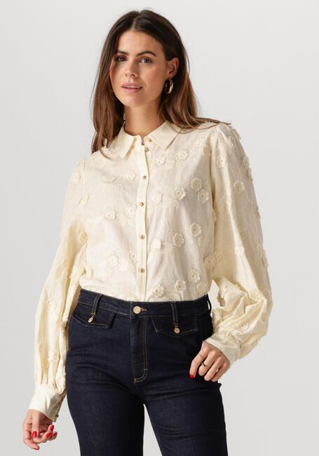 Nicht-gerade weiss SUMMUM Blusen LONGSLEEVE BLOUSE 3D FLOWER - large