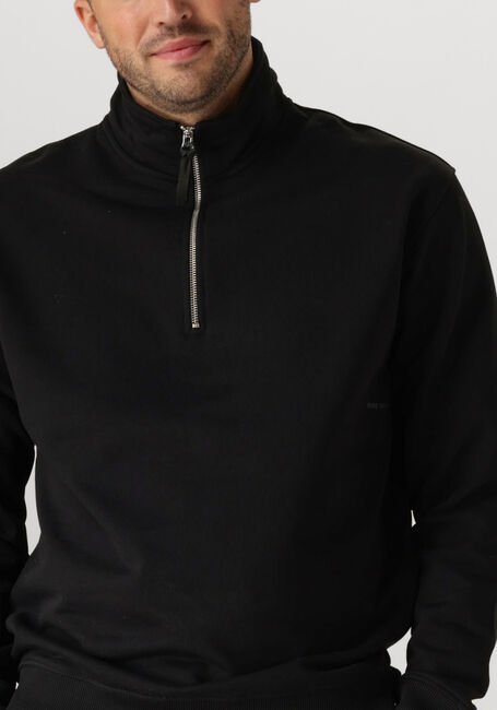 Schwarze PURE PATH Pullover LOOSE FIT SWEATERS HALFZIP319 - large