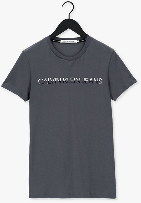 Graue CALVIN KLEIN T-shirt MIXED INSTIT TECHNIQUE TEE - large