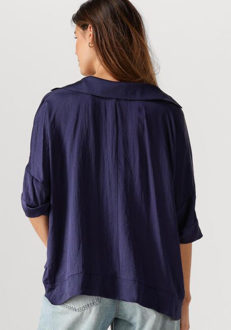 Dunkelblau SUMMUM Top TOP SHORT SLEEVES SILKY TOUCH - large