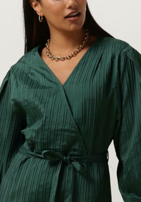 Dunkelgrün ANOTHER LABEL Minikleid LOISA DRESS L/S - large