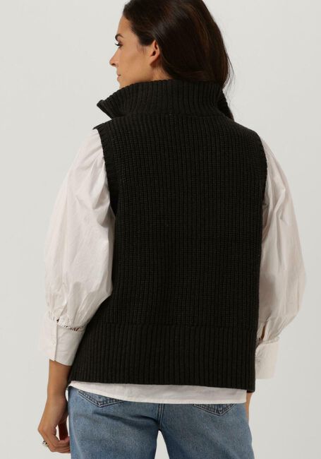Schwarze CC HEART Spencer EMILY ZIP KNIT VEST - large