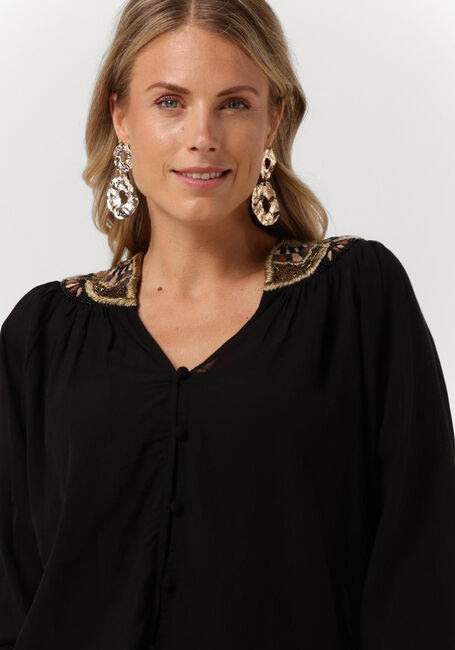 Schwarze LOUIZON Blusen WOOHOO TOP - large