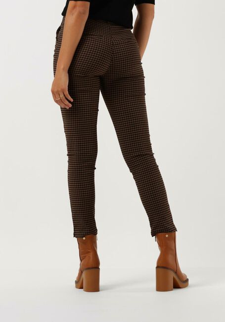 Braune MINUS Hose NEW CARMA CHECK 7/8 PANTS - large