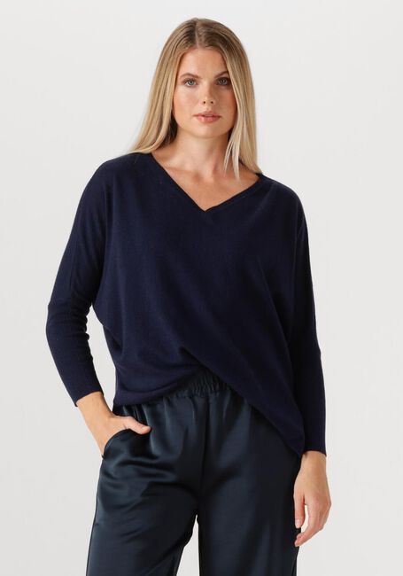 Dunkelblau RESORT FINEST Pullover V-NECK CAPE SWEATER - large