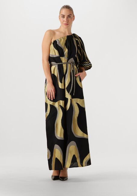 Goldfarbene NEMA Maxikleid N109 - large